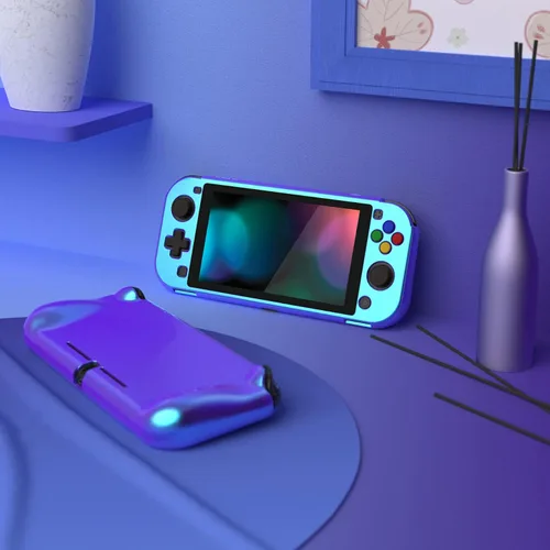 Vista 15 de PlayVital ZealProtect Protective Case for Nintendo Switch Lite, Ergomomic Grip Hard Cover - Durable Shock-absorbent Shock-Absorption Anti-Scratch