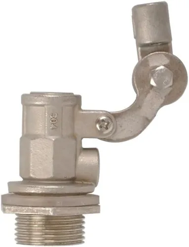 Vista 5 de Válvula de bola flotante de acero inoxidable Válvula de flotador de control automático de nivel de agua de 1/2 pulgada para tanque de agua