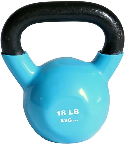 Vista 6 de Ader Vinyl Kettlebell Choice de 5,8,10,12,15,18,20,25-50 libras