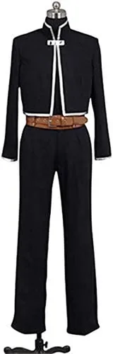Vista 5 de Fullmetal Alchemist - Disfraz de Halloween de Edward Elric Cosplay rojo traje completo (hombre M)