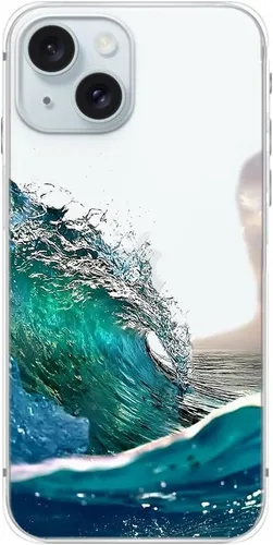 Vista 19 de Blingy's Funda para iPhone 15, divertido estilo plátano, lindo patrón de frutas tropicales, diseño de dibujos animados, funda protectora