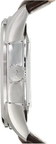 Vista 2 de Hamilton Reloj Jazzmaster suizo automático caja de 1.575 in, esfera beige, correa de cuero marrón (Modelo H32475520), Beige, Classic