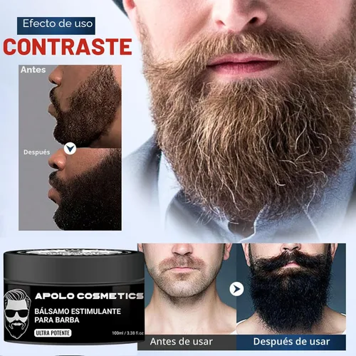 Vista 6 de Para Barba, Crecimiento De Barba Para Hombre, Bálsamo Estimulante de Barba Crema para Barba, Estimulante De Barba Ultra Potente, Bálsamo para Barba