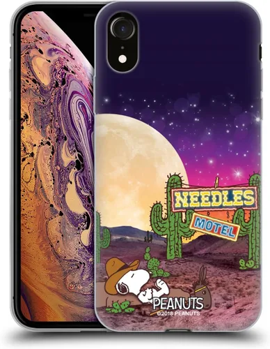 Vista 26 de Head Case Designs Funda de gel con licencia oficial de Peanuts Nebula Cactus Needles Snoopy Space Cowboy [protección de grado militar] compatible