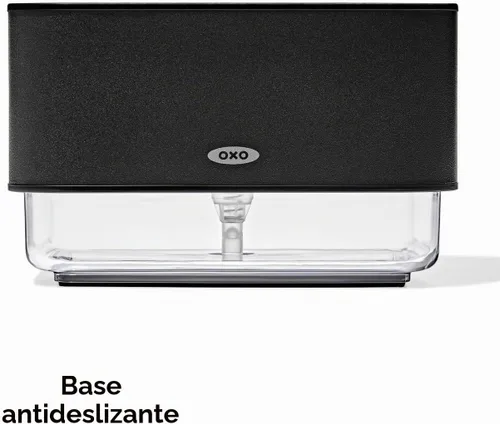 Vista 4 de OXO Good Grips - Soporte para esponja dispensadora de jabón, color negro