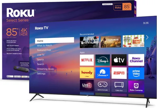 Vista 15 de Roku Smart TV 2026 – Serie Select de 43 pulgadas, 4K HDR TV – Roku TV con control remoto por voz – Televisión LED de pantalla plana con Wi-Fi