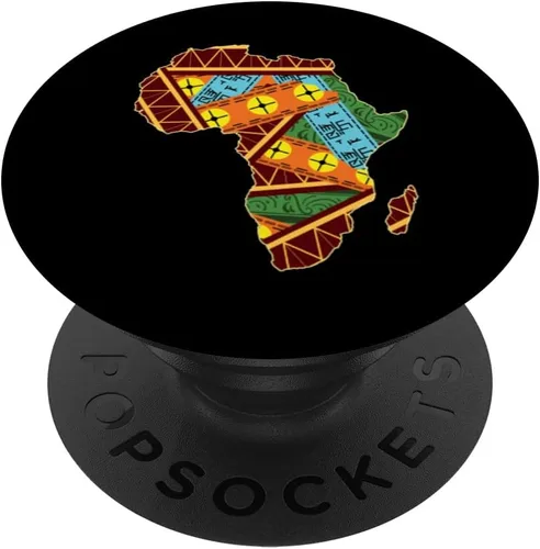 Vista 6 de Africa Continent Proud Heritage African Pride Black Culture PopSockets MagSafe PopGrip for iPhone