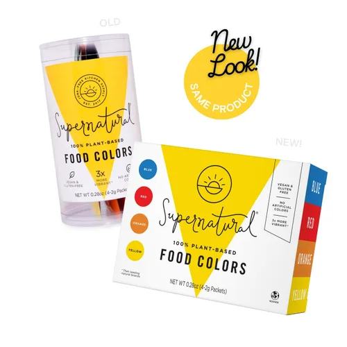 Vista 8 de Supernatural Colores alimentarios 100% a base de plantas, 3 veces más vibrantes, sin colores artificiales, vegano, kosher, sin gluten, 0.28 onzas