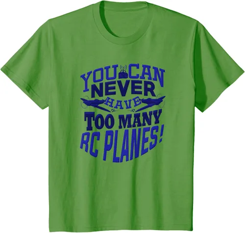 Vista 39 de RC Plane You Can Never Have Too Many RC Aviones Hobby Lover - Camiseta, gris, S