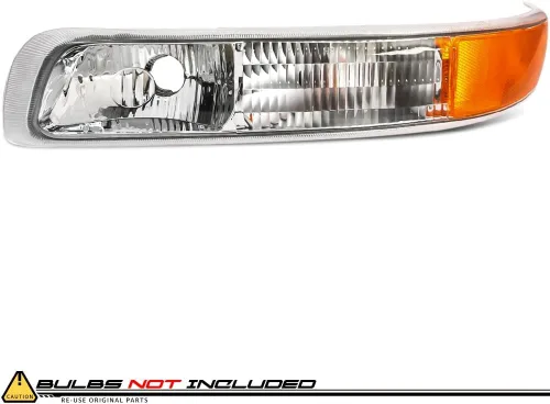 Vista 6 de EPIC LIGHTING OE Spec - Faros halógenos de repuesto compatibles con Chevrolet 99-02 SILVERADO, combo de 4 piezas Combo 4 piezas