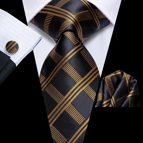 Vista 177 de Dubulle Corbata tejida de cachemira para hombre y gemelos de pañuelo para hombre, conjunto de gemelos para boda formal y negocios