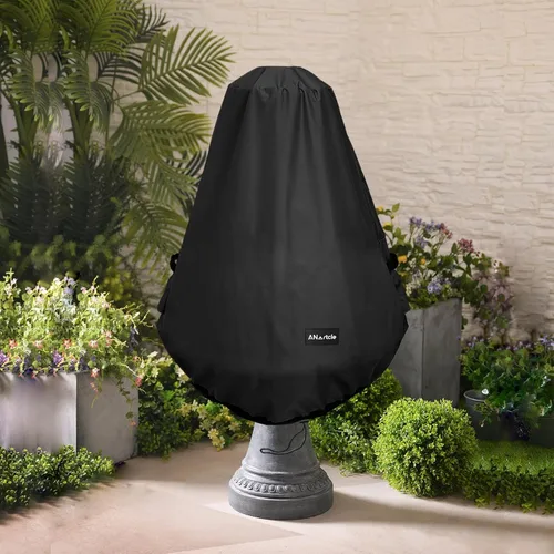 Vista 8 de ANartcle Cubierta para Fuente de Exterior D 32" x A 38", 600D Impermeable Uso Pesado Cubiertas para Fuentes de Exterior, Cubierta Protectora