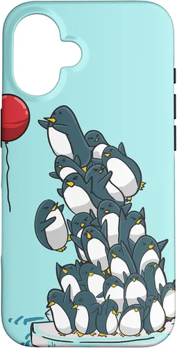 Vista 32 de Penguins Balloon Funny Sea Bird Water Animal Girls Gift Case for iPhone 17