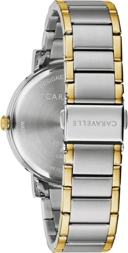 Vista 3 de Bulova Caravelle Dress - Reloj de cuarzo para hombre con 3 manecillas, acero inoxidable
