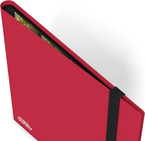 Vista 3 de Ultimate Guard Flexxfolio 12 bolsillos laterales para almacenamiento de tarjetas coleccionables de hasta 480 tarjetas, colección de tarjetas Rojo