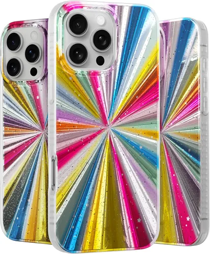 Vista 12 de LONLI Hue Funda para iPhone 14 – [Protector de golpes de 360° que absorbe los impactos] – [Funda de teléfono bonita y única para niñas y mujeres]