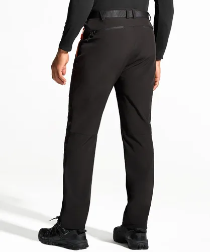 Vista 2 de Pantalones de senderismo para hombre, para nieve, esquí, senderismo, invierno, forro polar, impermeable, aislante, cremallera, pierna inferior