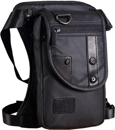 Vista 8 de Fekesu Oxford bolsa de pierna para hombres motocicleta equitación mujeres Fanny Pack al aire libre viaje pesca senderismo ciclismo cadera bolsas