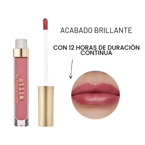Vista 3 de stila Stay All Day Sheer & Shimmer Liquid Lip Pura Shimmer