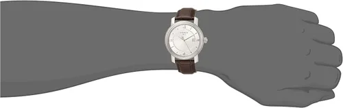 Vista 2 de Reloj Tissot T0974101603800 Bridgeport para hombre - esfera plateada