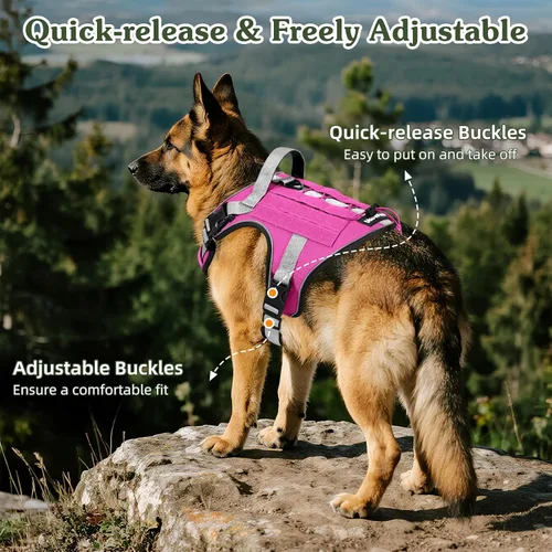 Vista 49 de VavoPaw Cinturón de Seguridad para Perros, Chaleco de Seguridad Arnés para Perros para Automóvil con Hebilla Ajustable Cinturón de Seguridad