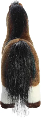 Vista 5 de Aurora® Exquisito peluche de poni galés Breyer®, detalles realistas, juego imaginativo, marrón, 11 pulgadas
