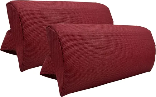 Vista 8 de Ostlttyn Almohada de Reemplazo para Silla de Gravedad Cero, Negra, 14.3x6.7x2.3 pulgadas, Relleno de Espuma, Estilo Moderno, Soporte para la Cabeza