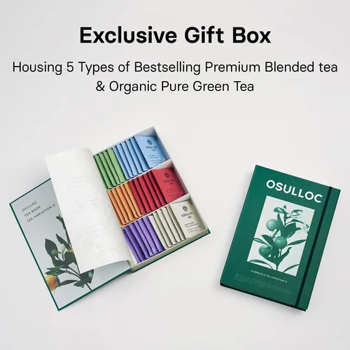 Vista 8 de OSULLOC Colección de té premium (40 unidades, 10 sabores x 4 ea) y variación de té "O" (36 unidades, 6 tipos x 6 ea)