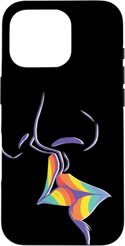 Vista 20 de Funda de regalo LGBT Lesbian Gay Pride LGBTQ Kiss Rainbow para iPhone 17