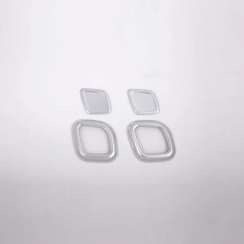 Vista 8 de YIWANG ABS cromo asiento cabeza almohada cromo cubierta 4 unids para Maserati Levante para Quattroporte