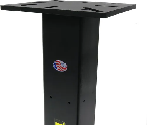 Vista 6 de Trick-Tools Versa-Mount - Pedestal de piso de tornillo móvil resistente y amoladora, fabricado en los Estados Unidos