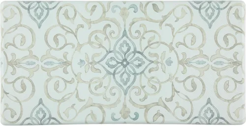 Vista 10 de J&V TEXTILES Tapete de cocina antifatiga para piso, alfombra corredor de cocina acolchada con temática en relieve, antideslizante, fácil de limpiar