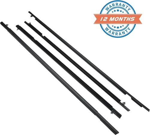 Vista 7 de 4 unidades de cinturón de sellado para ventana de puerta exterior de automóvil compatible con Honda Vehicle Civic 2006-2011, repuesto #72410-SNA-A01