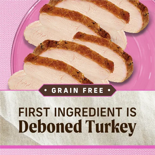Vista 5 de Merrick Lil' Plates - Alimento húmedo sin cereales para perros pequeños, receta Tiny Thanksgiving Day Dinner, 12 envases de 3.5 onzas Natural, Grain
