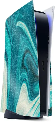 Vista 35 de MightySkins - Skin para juegos con purpurina brillante para PS5 y Playstation 5, ágata amatista, acabado duradero con purpurina de alto brillo