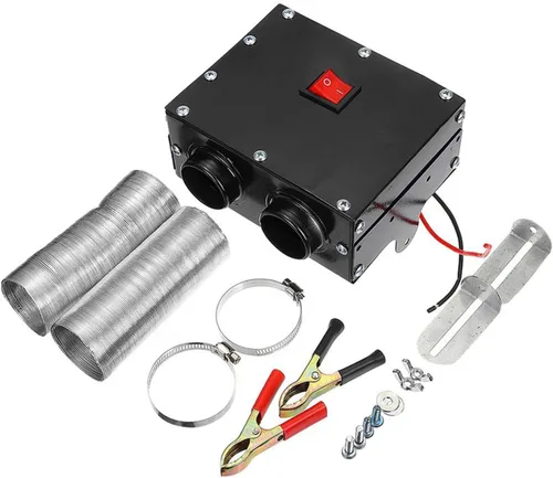 Vista 7 de Calentador de Coche - TOPMELON Descongeladores de Parabrisas Desempañador de Coche 12V 500W Calentador de Coche 2 en 1 Calentadores Portátiles