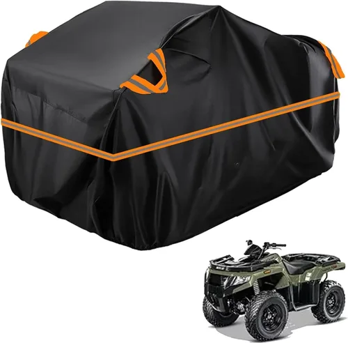 Vista 372 de Cubierta para ATV impermeable compatible con Arctic Cat H1 EFI TRV Cruiser 4x4 2011, cubierta de 210D para vehículos de 4 ruedas, cubierta para quad