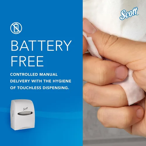 Vista 5 de Scott Professional Dispensador manual de toallas de papel de rollo duro (46254)