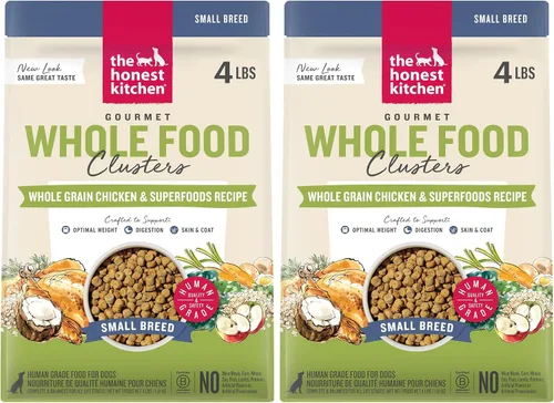 Vista 10 de The Honest Kitchen Alimento seco de grado humano para perros, alimentos secos de grano entero para perros de raza pequeña, pollo, 1 libra