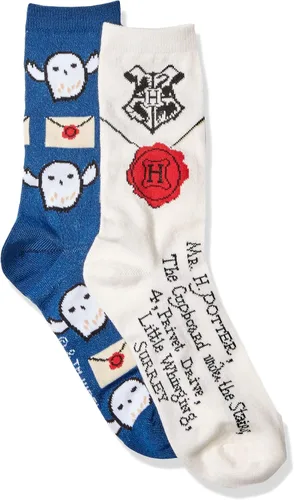 Vista 2 de Harry Potter Hedwig Letter to Hogwarts - Calcetines para mujer (2 pares)