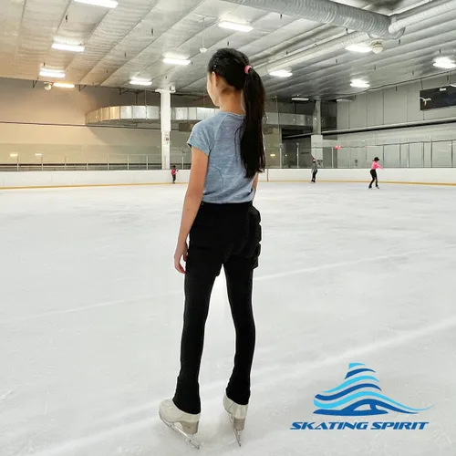 Vista 7 de Skating Spirit Pantalones cortos acolchados con cremallera y cremallera, pantalones de protección para el coxis, cadera y glúteos, para patinaje