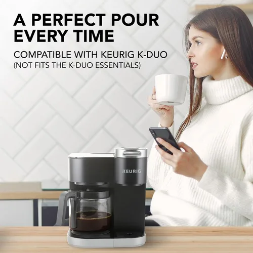 Vista 10 de Solo reemplazo de jarra de 12 tazas Compatible con Keurig K Duo de una sola porción Modelo 5100 No será compatible con la cafetera Keurig K Duo