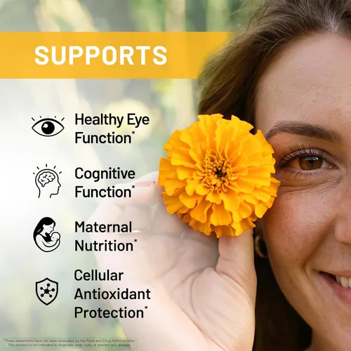 Vista 2 de NatureWise Luteína 10mg con zeaxantina - Hecho con FloraGLO - 120 cápsulas blandas