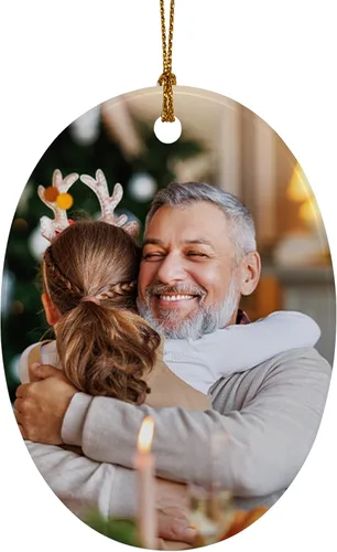 Vista 23 de Adornos de Navidad personalizados, adorno con foto personalizada, nuestro primer árbol de Navidad colgante 2024, decoración regalo para Navidad