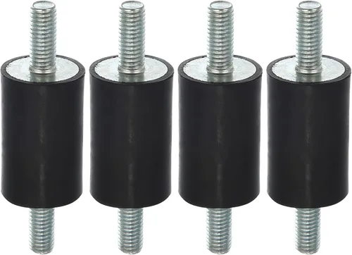 Vista 12 de X AUTOHAUX 4 piezas M8 - Amortiguador aislante de goma antivibración para automóvil, 0.984 x 0.787 in, montaje de bobina de goma, soportes