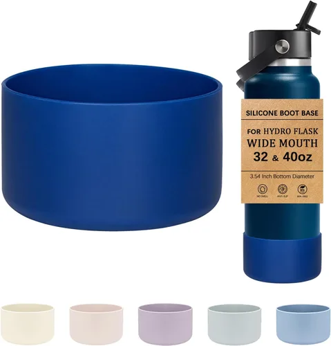Vista 9 de HEYSKAY - Base de silicona para botella de agua Hydro Flask de boca ancha de 32 a 40 onzas