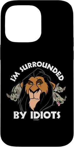 Vista 21 de Funda para iPhone 16 Disney The Lion King Scar I'm Surrounded By Idiots