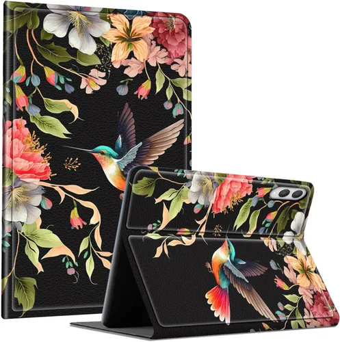 Vista 140 de Slim Case for Samsung Galaxy Tab S10 Lite / S10 FE / S9 FE 10.9" & Galaxy Tab S9 11", Multi-Angle Stand PU Leather Smart Folio Cover with Soft TPU