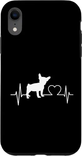 Vista 24 de Funda para iPhone 16 Bulldog Francés Perro Mamá Perro Papá Frenchie Mamá