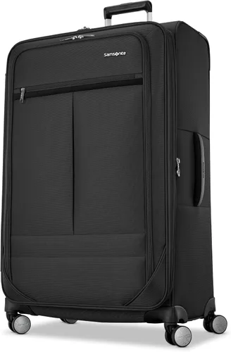 Vista 30 de Samsonite Element 3-PC Soft Side 21/25/29 (De Mano, Mediano, Grande a Cuadros), Ligero Expandible Equipaje Set 2 Bolsillos Delanteros y Laterales